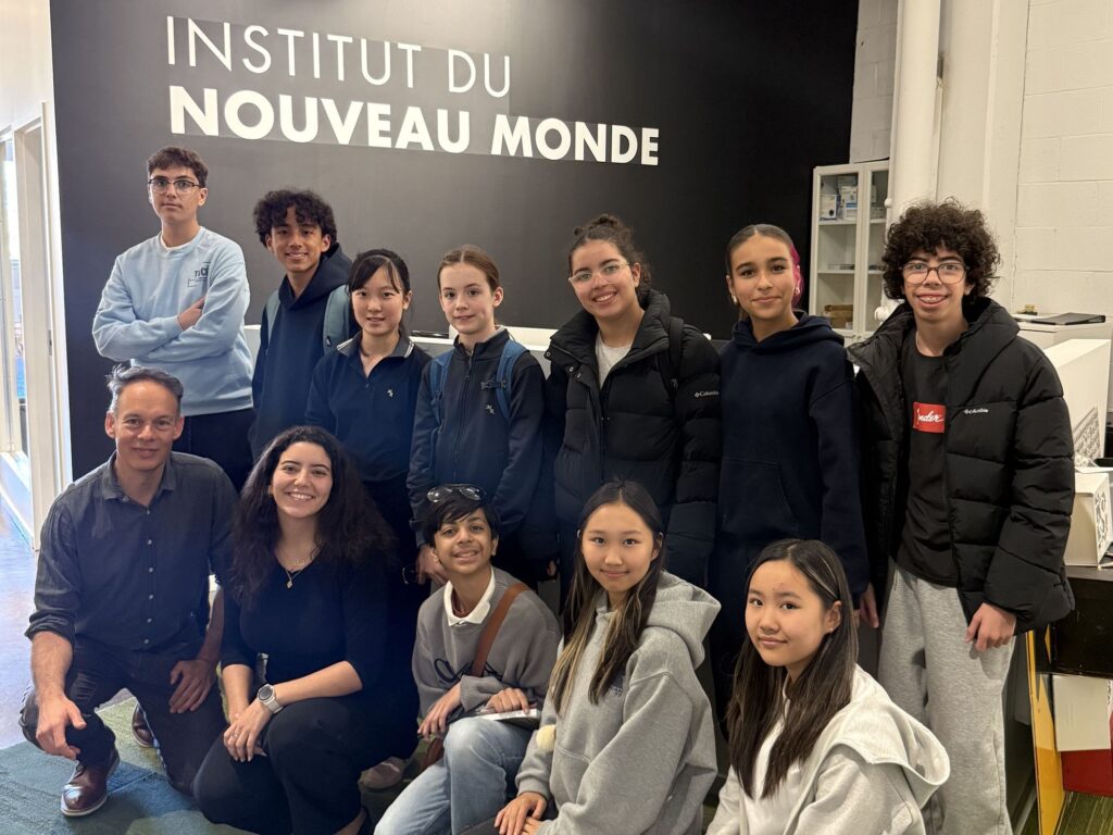 Mont-Royal : conseil des élèves à l’Institut du Nouveau-Monde